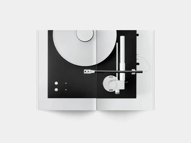 Architectural flatlay with curves and geometric forms, minimal, 3d-render, monochrome