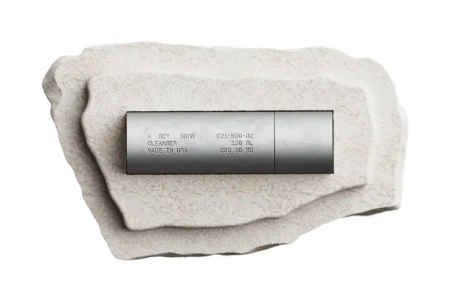 Textured Metallic Label Mockup