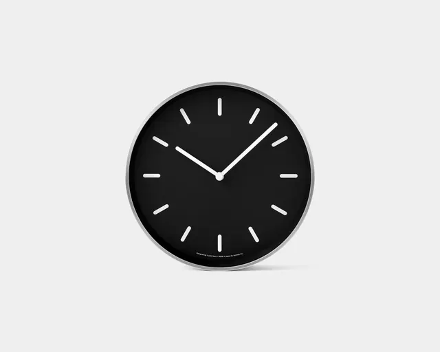Minimalist Wall Clock, minimal, geometric, monochrome