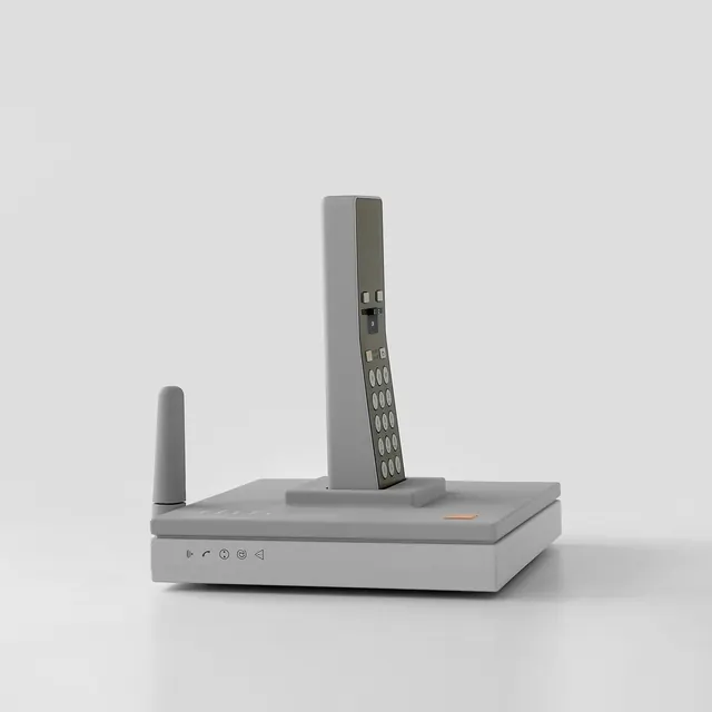 Minimalist wifi router concept design, minimal, corporate-clean, light