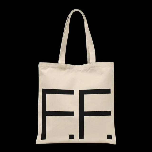 Minimalist geometric tote bag logo design, minimalist, geometric, monochrome