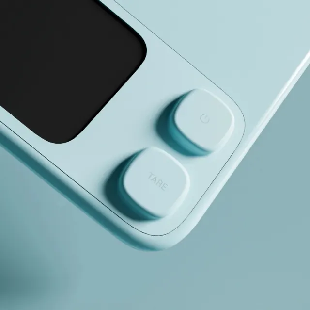 Minimalist smart home device mockup, minimal, technical, cool