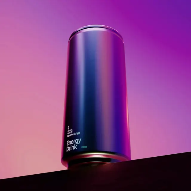 Energy Drink Product Mockup