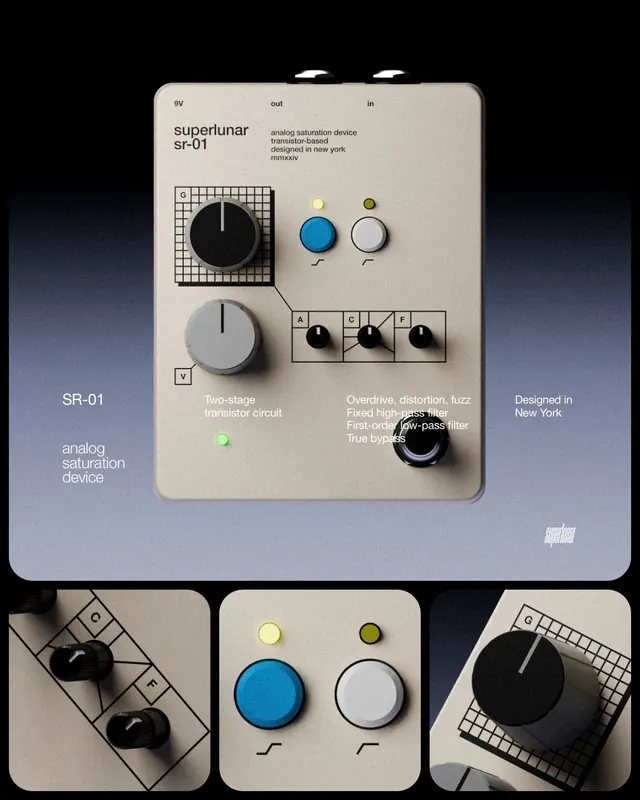 Product Design Study: Modular Control Device with Detailing, technical, minimal, muted