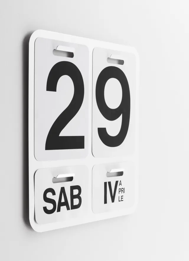 Formosa flip calendar 1963, minimal, swiss, monochrome