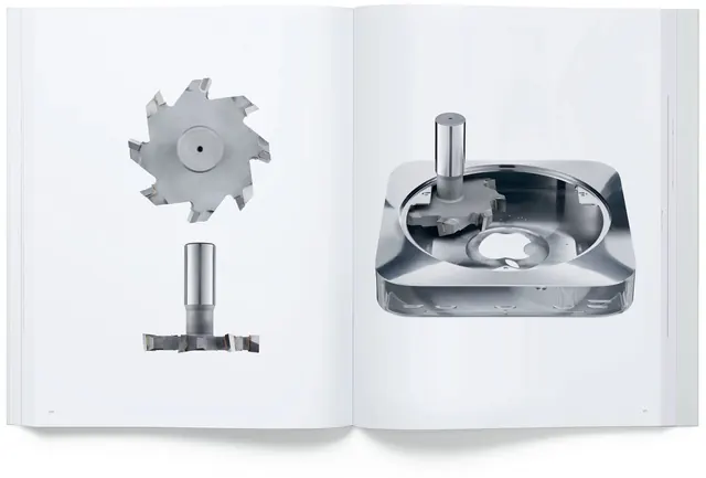 Mac mini internal components and tooling catalog, minimal, technical, light