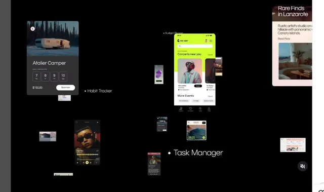 Dark-mode minimal ui screen, dark-mode, minimal, dark