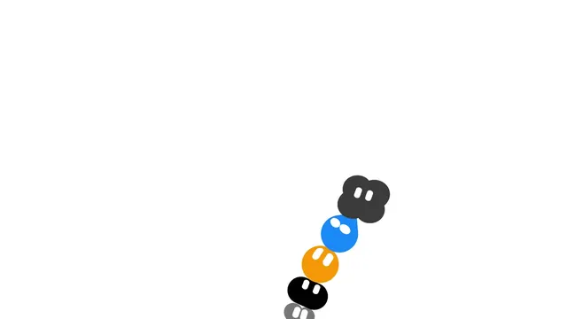 Grok Bot Animation, geometric, minimal, vibrant