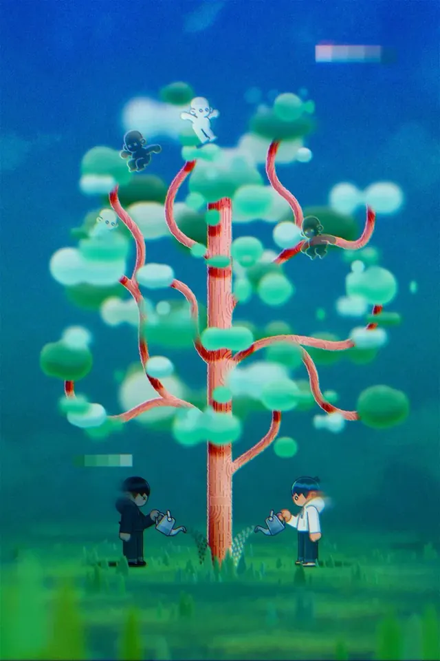 Feeling Tree, playful, organic, vibrant