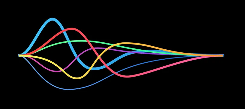 Abstract line-art data viz, abstract, line-art, cool