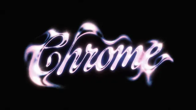 Airbrush Typography, minimal, dark