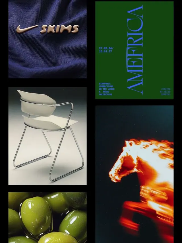 Graphic Design Reference Board, minimal, swiss, dark