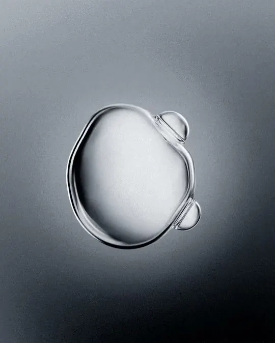 Abstract Liquid Sphere, minimal, organic, monochrome