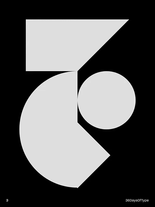 Geometric Abstract Logo, minimal, geometric, monochrome