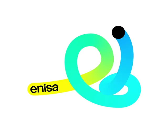 ENISA Logo Design, minimal, corporate-clean, vibrant