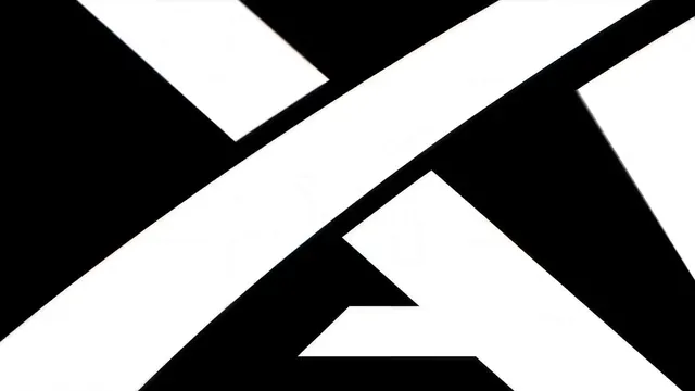 SpaceX AI Logo Reveal, minimal, dark