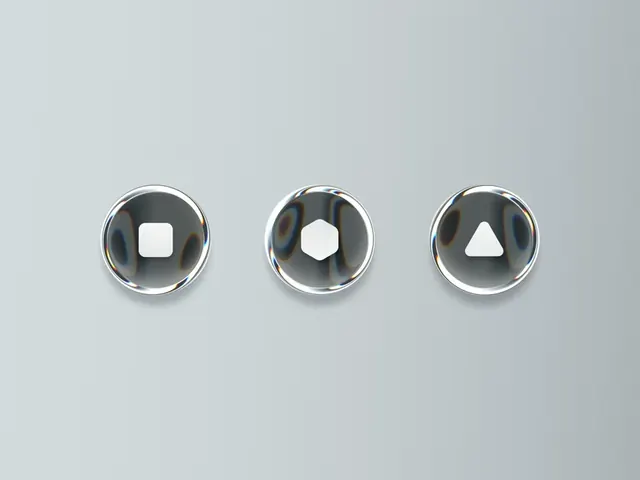 Shader Glass Buttons, glassmorphism, monochrome