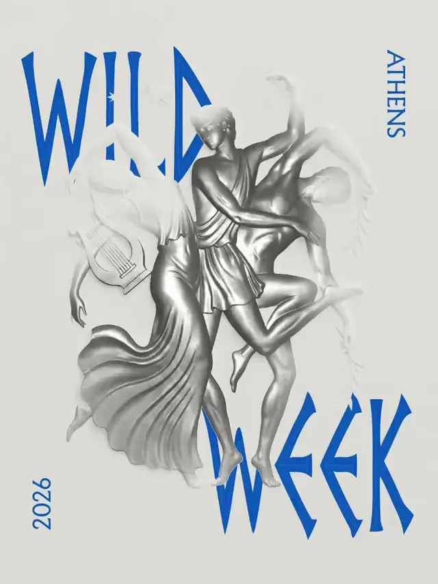 Wild Week Poster, editorial, monochrome