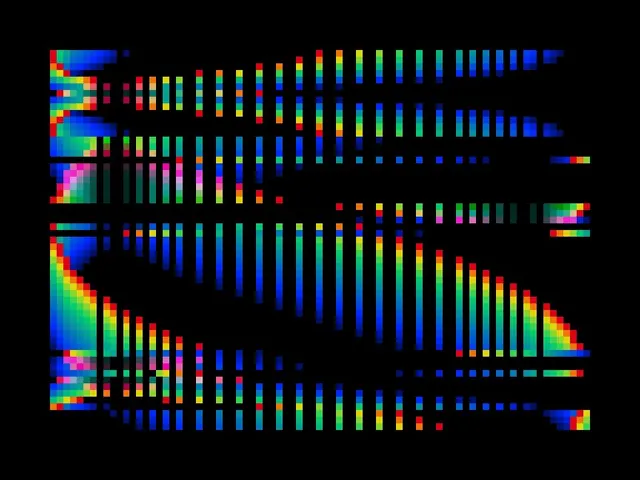 Kinetic Energy Visualization, abstract, dark