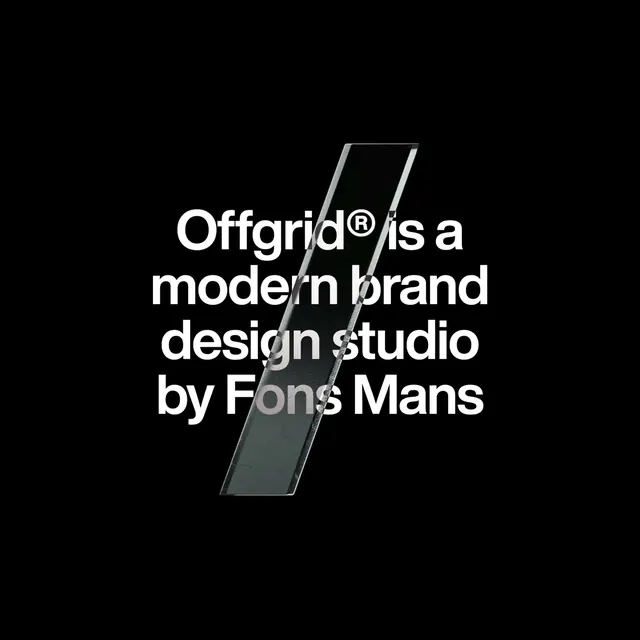Offgrid Glass Animation, minimal, 3d-render, dark