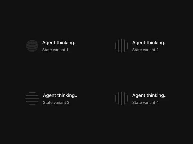 Thinking States, abstract, minimal, dark