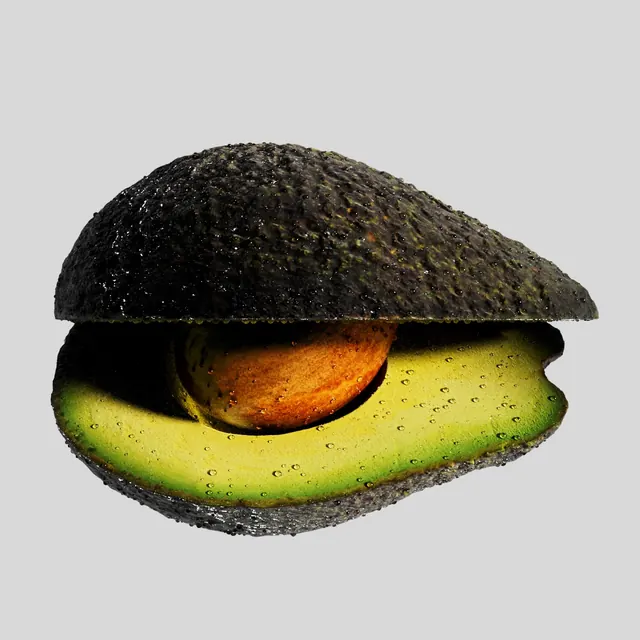 Ingredient photography and motion study carousel (slide 4), photographic, 3d-render, dark