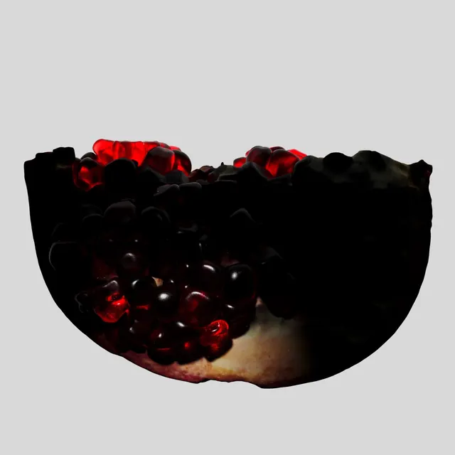 Ingredient photography and motion study carousel (slide 7), photographic, 3d-render, dark