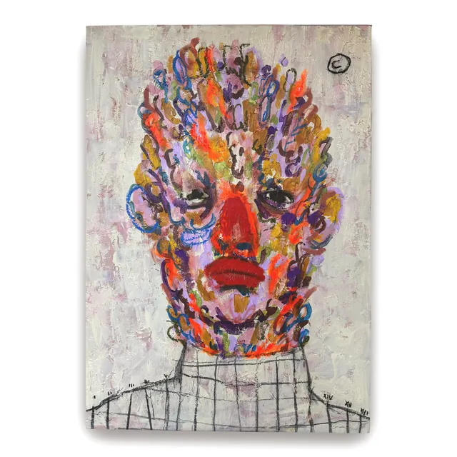 Large-format expressive figurative paintings (slide 2)