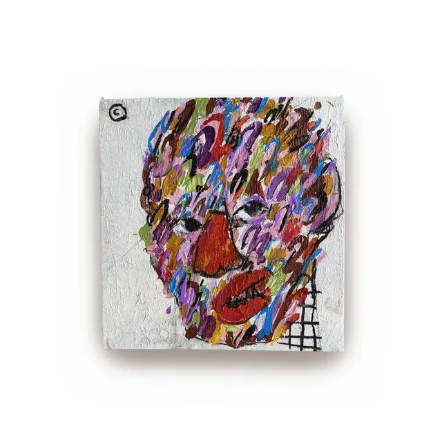 Large-format expressive figurative paintings (slide 8)