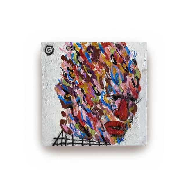 Large-format expressive figurative paintings (slide 11)