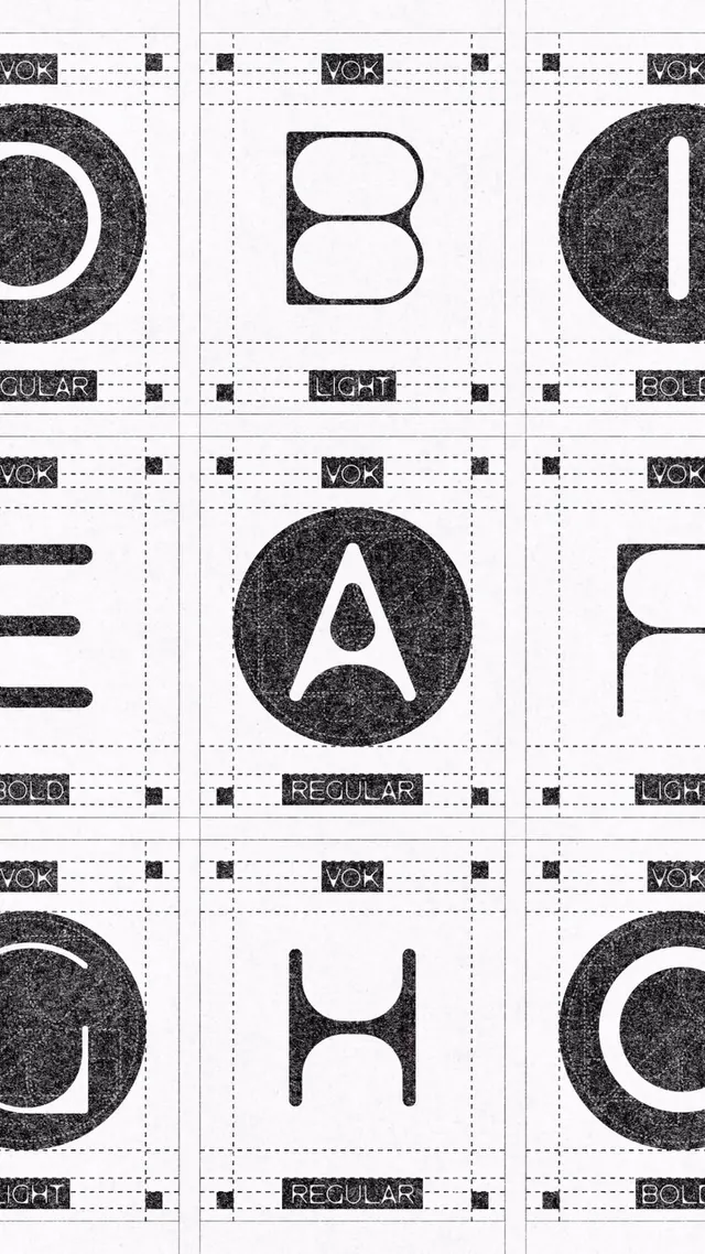 Logo design animation, minimal, technical, monochrome