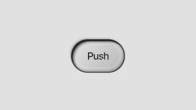 Skeuomorphic CSS Button, minimal, monochrome