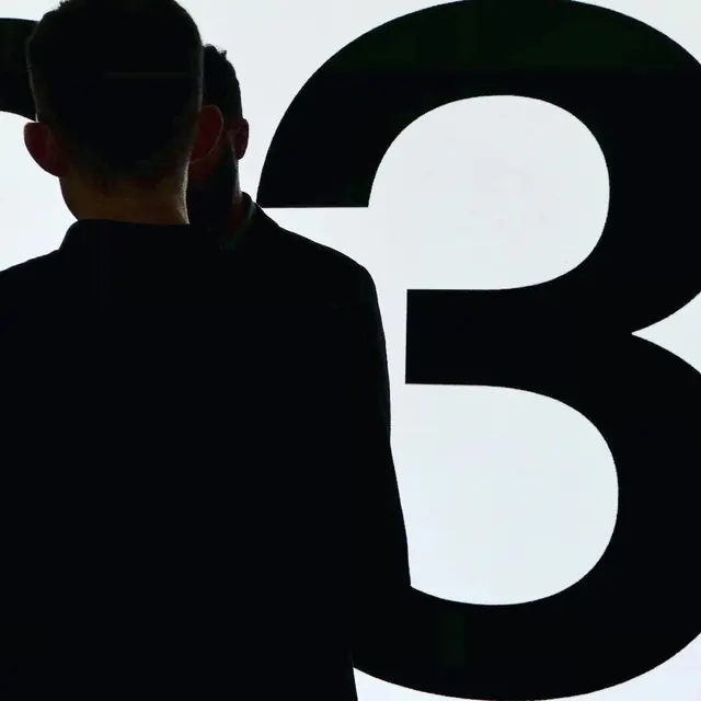 Large-scale video wall number three, minimal, photographic, monochrome