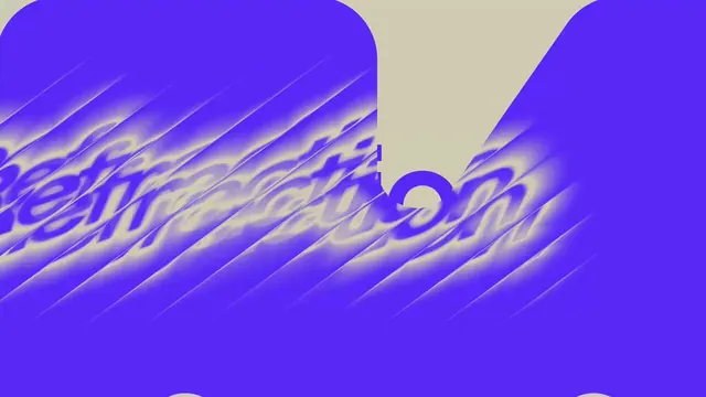 Refracted Type Motion, minimal, dark