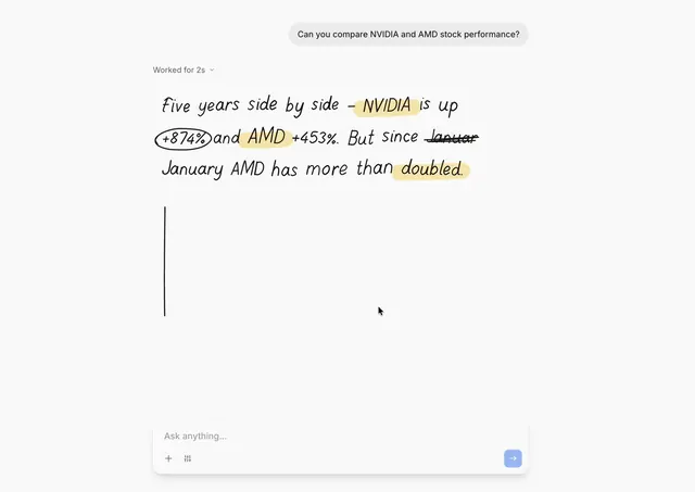 Human-Like AI Response, minimal, monochrome