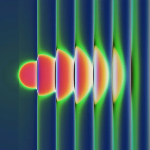 Abstract Gradient Motion Still, abstract, gradient-heavy, vibrant