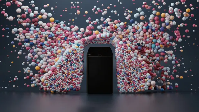 Motion Graphics Still, 3d-render, technical, cool