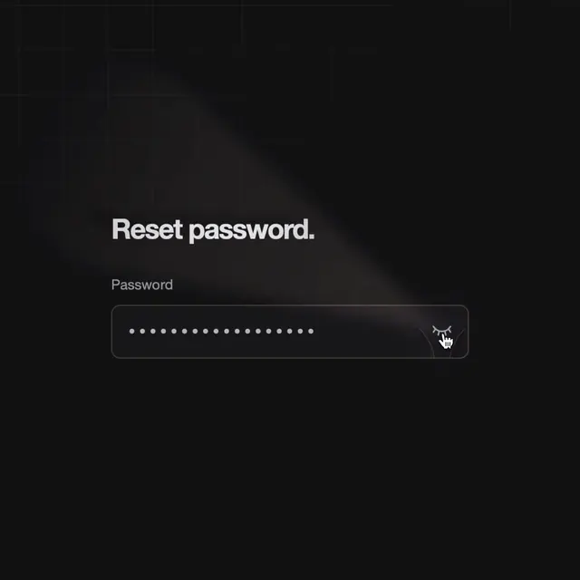 Eye of Sauron Password Toggle, playful, dark