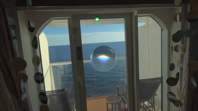 Siri on Apple Vision Pro, 3d-render, dark