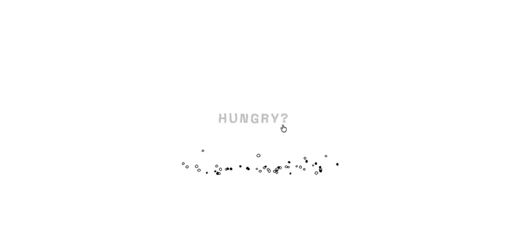 Edible Button, minimal, playful, monochrome