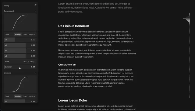 Scrollbar BUT Cooler, minimal, dark