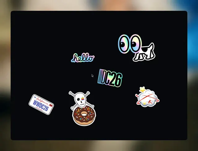 Sticker Peel-Off Effect, playful, dark