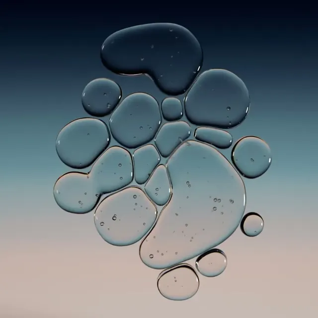 Bubbles by Rif 3D render, 3d-render, minimal, dark