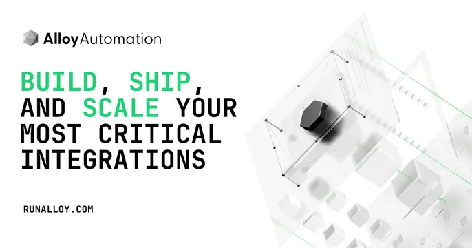 Alloy Automation OG card, minimal, technical, light