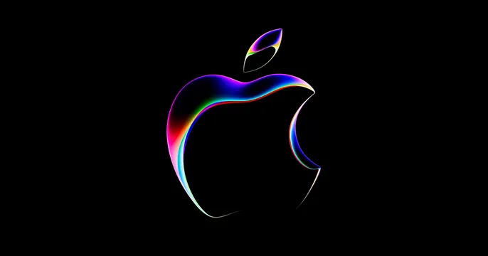 Apple Events OG card, dark-mode, minimal, dark