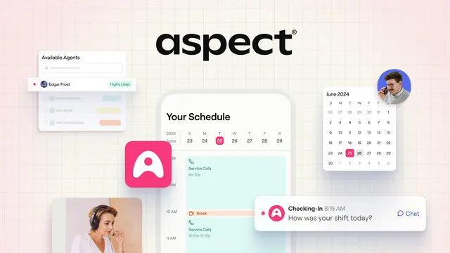 Aspect OG card, light-mode, gradient-heavy, light