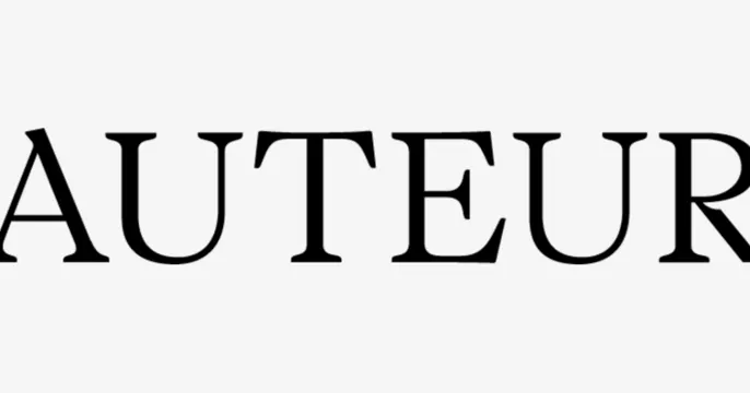Auteur OG card, minimal, editorial, light