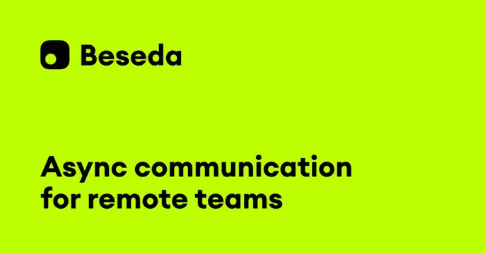 Beseda OG card, light-mode, minimal, vibrant