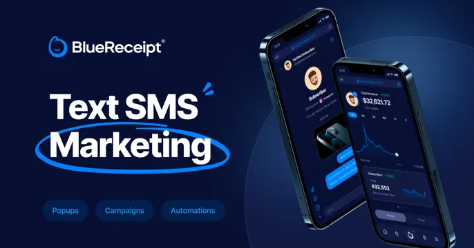 BlueReceipt OG card, dark-mode, corporate-clean, dark