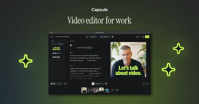 Capsule OG card, dark-mode, minimal, dark